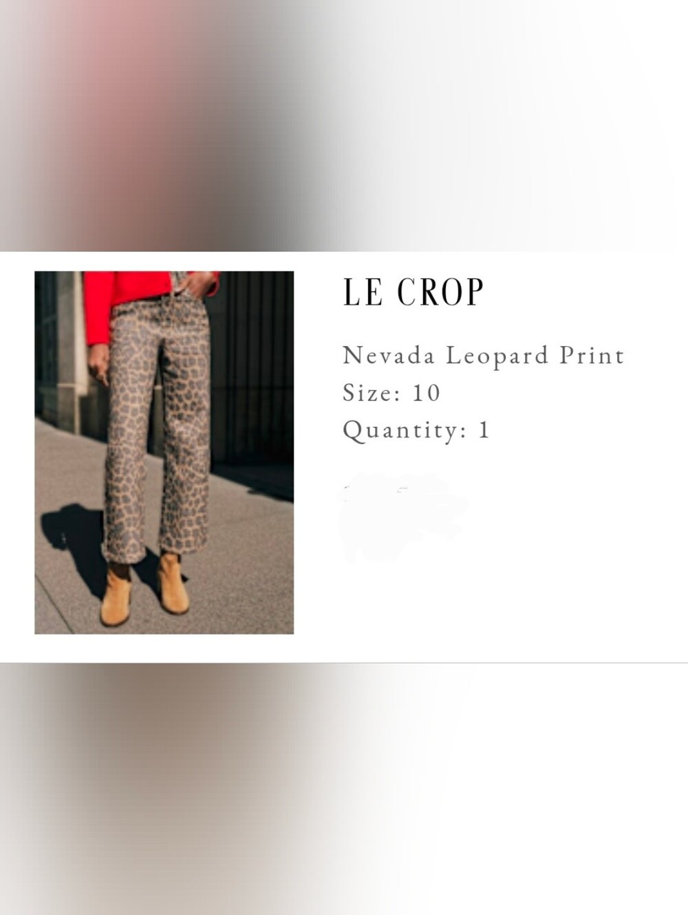 Nevada Leopard Print Jeans - Beige/Black, US 10/XL